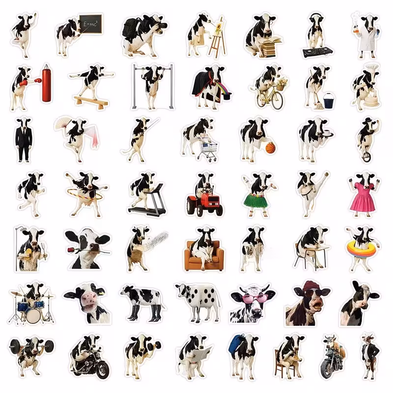 Lõbusad lehmakleepsud (50 tk)